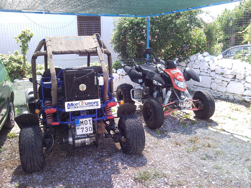 moto europe quad bikes pythagorio samos island greece